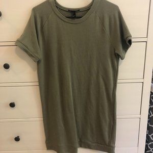 Green t-shirt dress